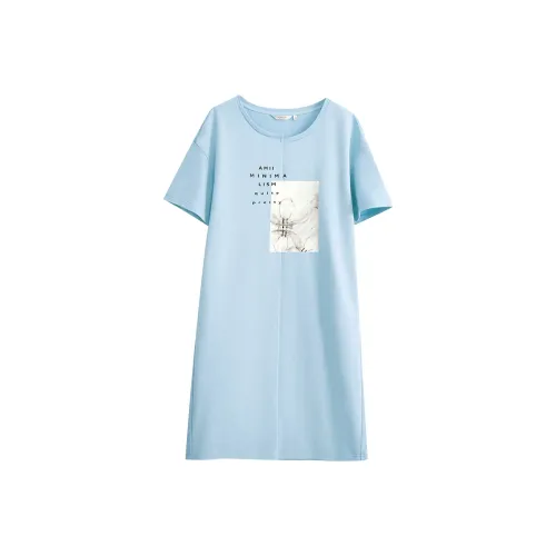 AMII Короткое платье с короткими рукавами женское