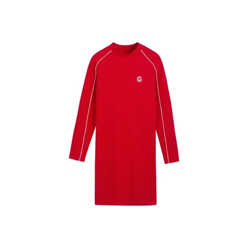 GOLF Длинное платье с длинными рукавами женское