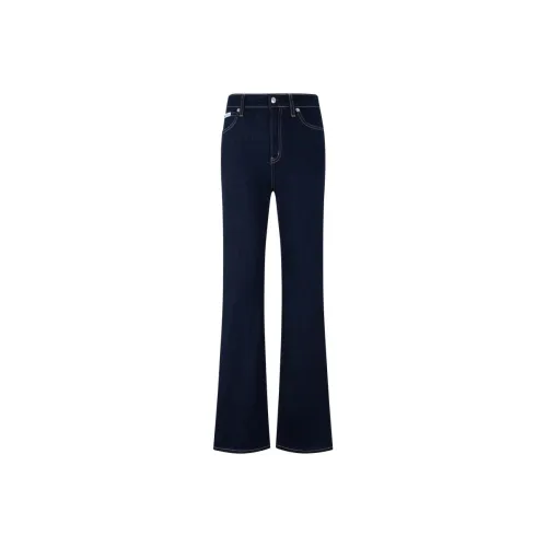 CALVIN KLEIN Джинсы Женские Темно-синие