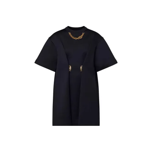 LOUIS VUITTON FW23 Короткий рукав Платье Женское Черное