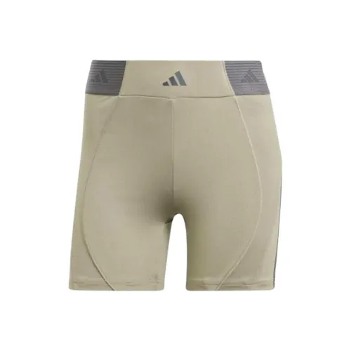 Adidas Повседневные шорты Женские Серебряные Галька