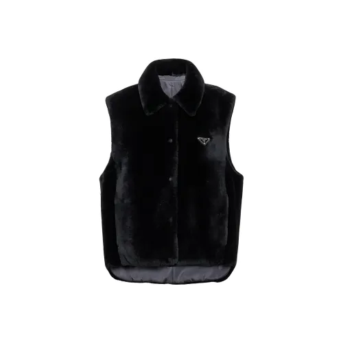 PRADA Черные Женские Жилеты