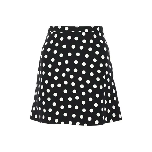 SAINT LAURENT Черные Женские Повседневные Короткие Юбки
