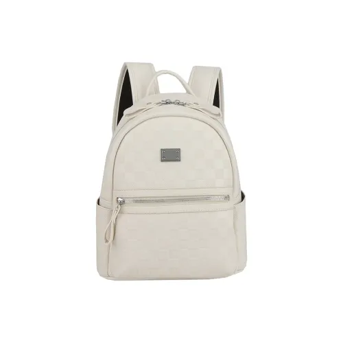 HCXK ПУ (полиуретан) Рюкзак Стандартный Женский Серый Хаки Белый Серый