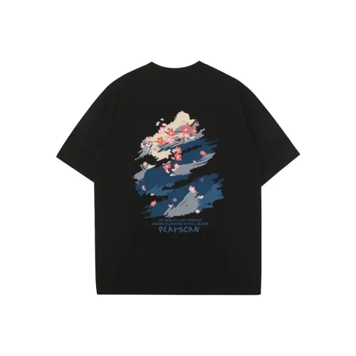 PLAY SCAN Т-рубашка с оборванным рукавом унисекс