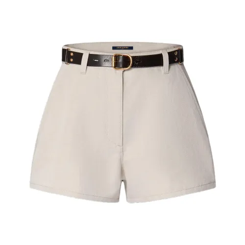 LOUIS VUITTON SS24 Повседневные шорты Женские Светлый Бежевый