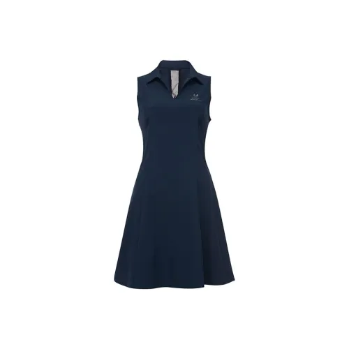 Sumday Athletics Темно-небесно-голубые Женские Платья без рукавов