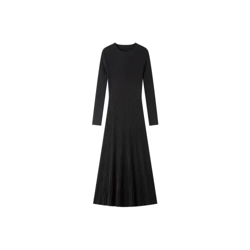 VIMLY Длинное платье с длинными рукавами женское