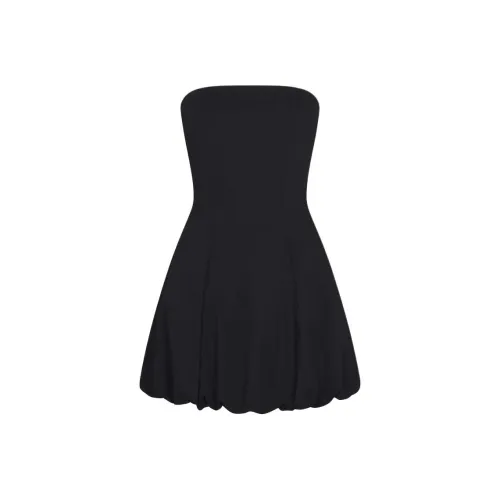 Khy SS24 DROP 007 Poplin Bubble Mini Dress Sleeveless Dress Women's Black
