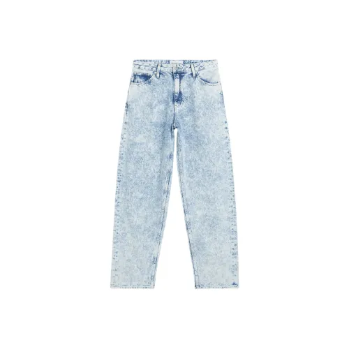 Calvin Klein Джинсы Европейская версия Женские Светло-синие