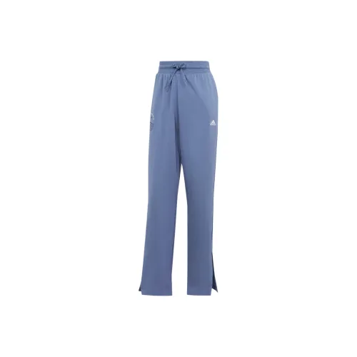 adidas sportwear Resort Вязаные Тренировочные Брюки Женские Синие