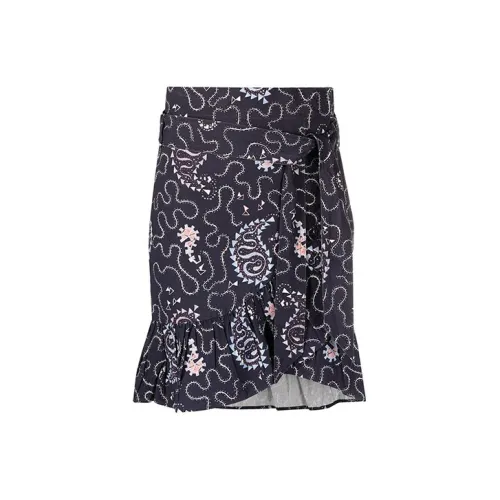 ISABEL MARANT Фиолетовый Женские Повседневные Длинные Юбки