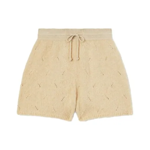 Loro Piana Бежевые Женские Повседневные Шорты