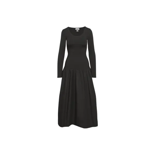 ARITZIA BABATON Guild Платье Длинное с длинными рукавами Женское Черное