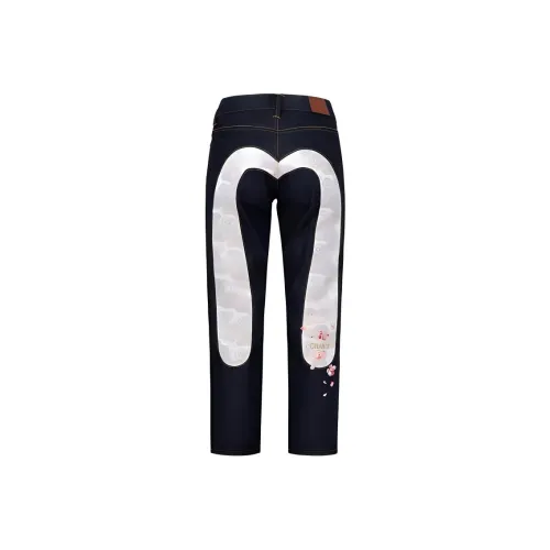 EVISU Джинсовый Синий Женские Джинсы