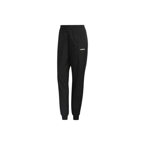 Adidas Манжета Черные Женские Спортивные Брюки