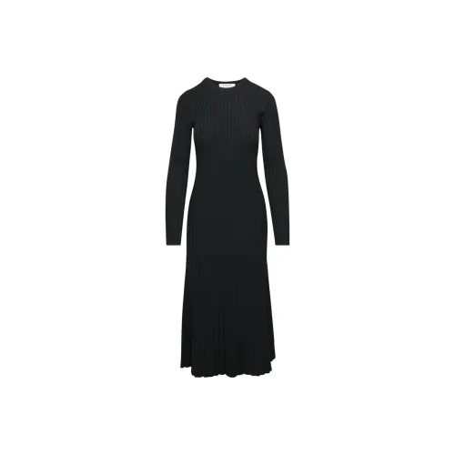 ARITZIA Черный Черный Женские Длинные Платья с Длинными Рукавами