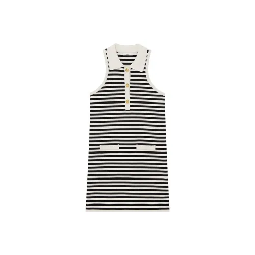 d'zzit Без рукавов Платье Женское Черное