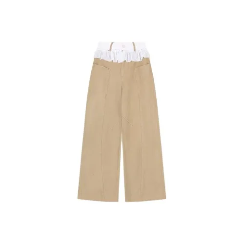 HUINIAN Хаки Женские Джинсы