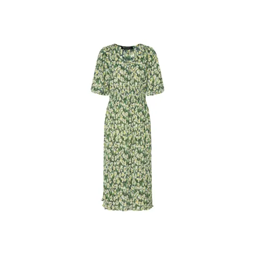 MOCO Короткий рукав Платье Женское Многоцветное Фруктовый