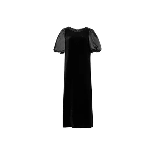 LIZZY Короткое платье с короткими рукавами женское черное