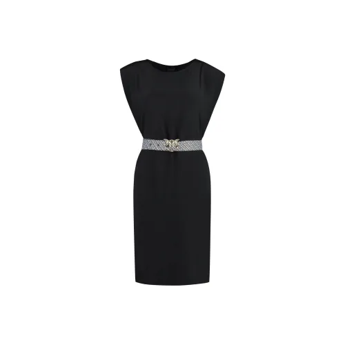 PINKO Без рукавов Платье Женское Черное