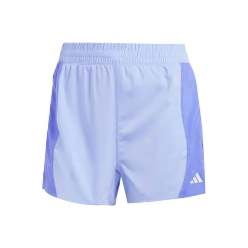 Adidas AEROREADY OWN THE RUN BASE Повседневные шорты Женские Полу-кобальтовый синий