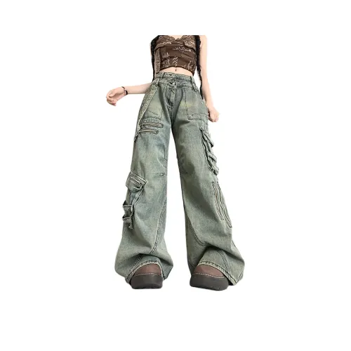 YEARNED Синие Женские Джинсы