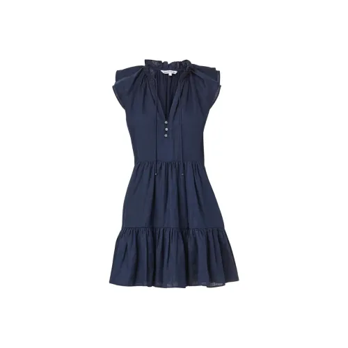 Veronica Beard SS24 Sleeveless Dress Women's Sea Blue Вероника Бард SS24 Без рукавов Платье Женское Морской Синий