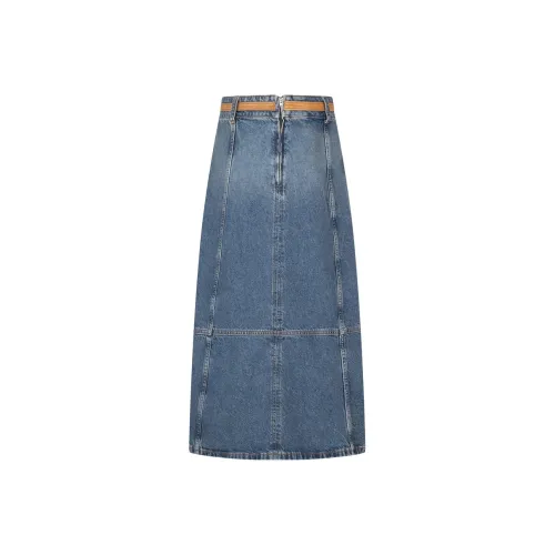 Tommy Hilfiger Denim Long Skirt Women's Blue