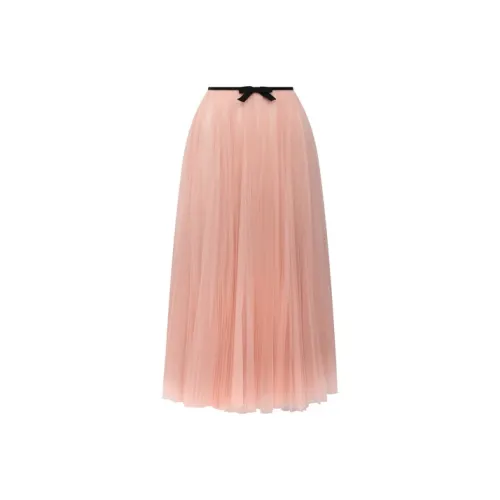MIU MIU Розовые Женские Повседневные Длинные Юбки