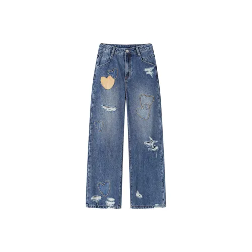 ANDREA MARTIN Джинсы Женские Синие