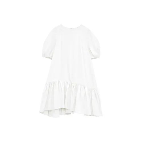 LETRANS Короткое платье с короткими рукавами женское