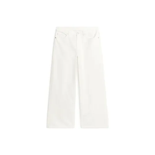 ARKET FW23 Джинсы Женские Серебристый Белый