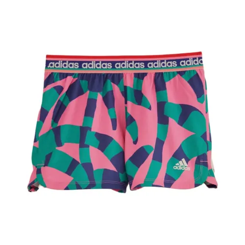 Adidas FARM Rio FW24 Pacer Повседневные шорты Женские Фиолетовый Розовый