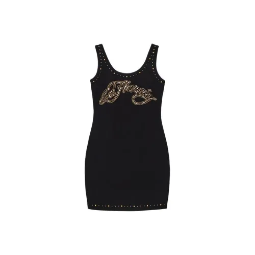 Ed Hardy Черные Женские Платья без рукавов