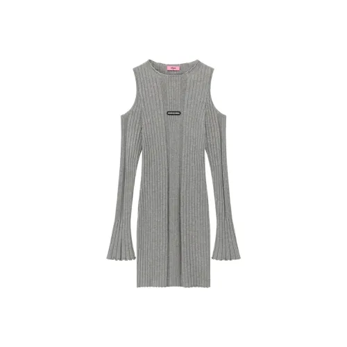 CHUU Длинное платье с длинными рукавами женское