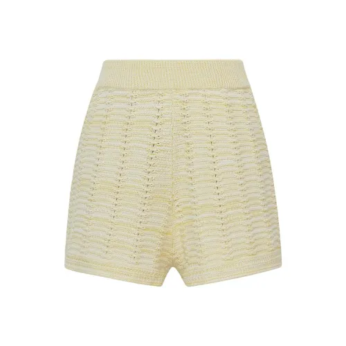 d'zzit Повседневные шорты женские светло-желтые