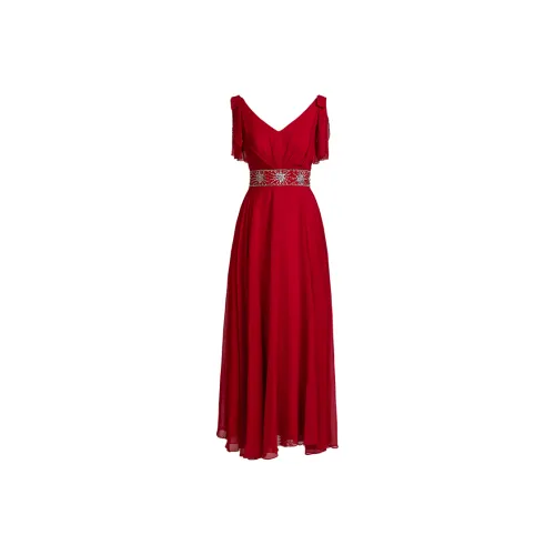 LIZZY Без рукавов Платье Женское Красное