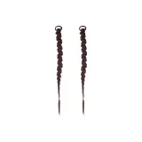 [1 пара Твист Косичка] Темно-кофейный