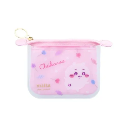 Chiikawa PVC Кошелек для монет Мини Женский Розовый