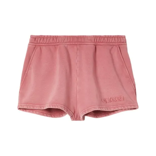 GUCCI Повседневные шорты женские розовые