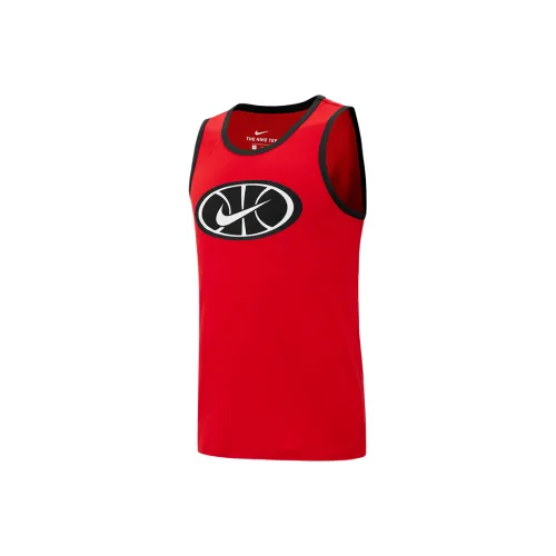 nike Dry Баскетбольная Джерси Мужская Красная