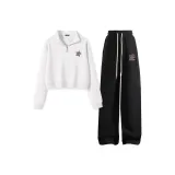 White (Y Bone Star Chest Logo) + Black (Y Bone Star Pants Logo)  
Белый (Y Кость Звезда Логотип на груди) + Черный (Y Кость Звезда Логотип на штанах)