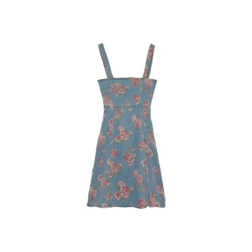 Icicofficial Slip Платье Женское Джинсовое Платье