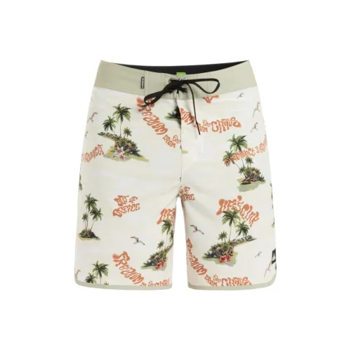 Quiksilver Белые Мужские Пляжные Шорты
