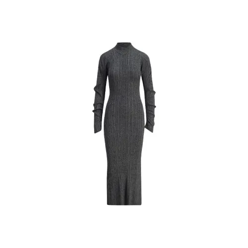 HOLZWEILER SS23 Delilah Длинное платье с длинными рукавами женское фотиния серый