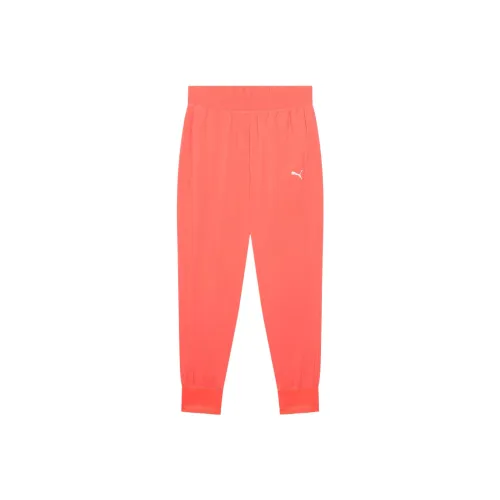 PUMA Train Favorite Вязаные Тренировочные Штаны Женские Оранжевые