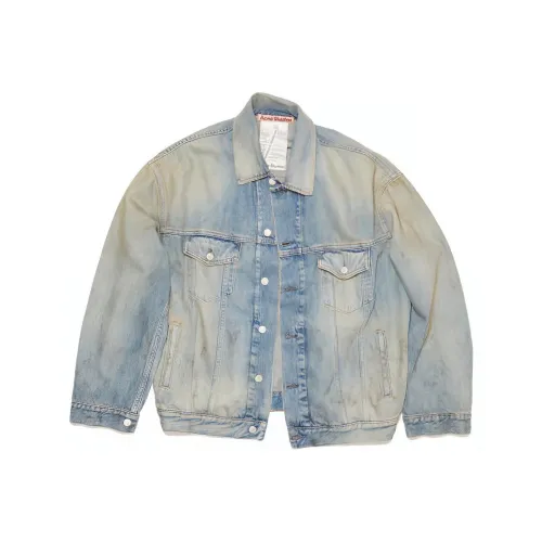 Acne Studios FW23 Denim Jacket Unisex Light Blue Acne Studios FW23 Деним Куртка Унисекс Светло-Синий