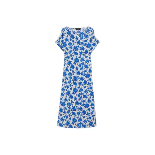 WEEKEND MaxMara Короткий рукав Платье Женское Синий